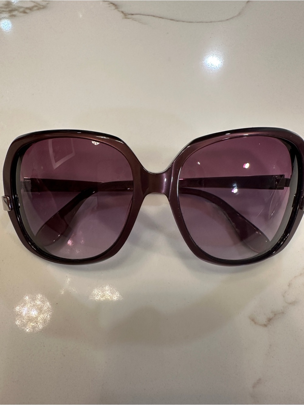 Marc By Marc Jacobs Women's Oversized Purple Gradient Sunglasses